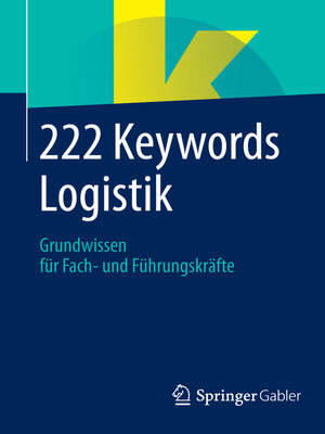 cover image of 222 Keywords Logistik